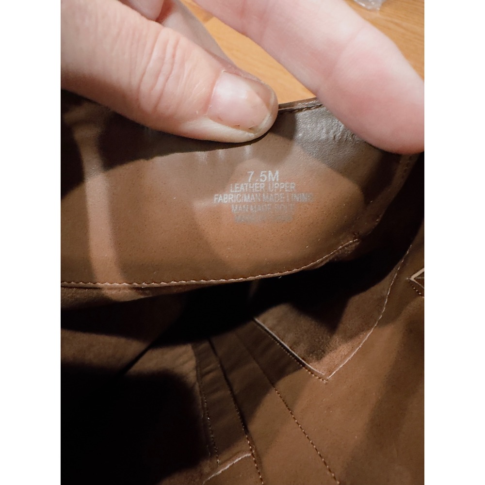 Gianni Bini Brown Leather Studded Tall Riding Boots Womens 7.5M Knee High Zipper - Picture 5 of 9